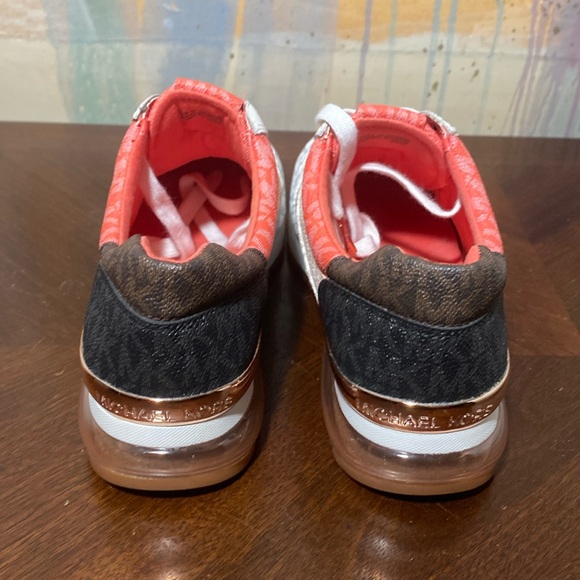 Michael Kors Allie Extreme Logo Lux Color Block Sneakers women’s  9M New Other - Picture 4 of 6